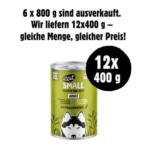 ADULT – Nassfutter aus Insekten für Feinschmecker 400 g